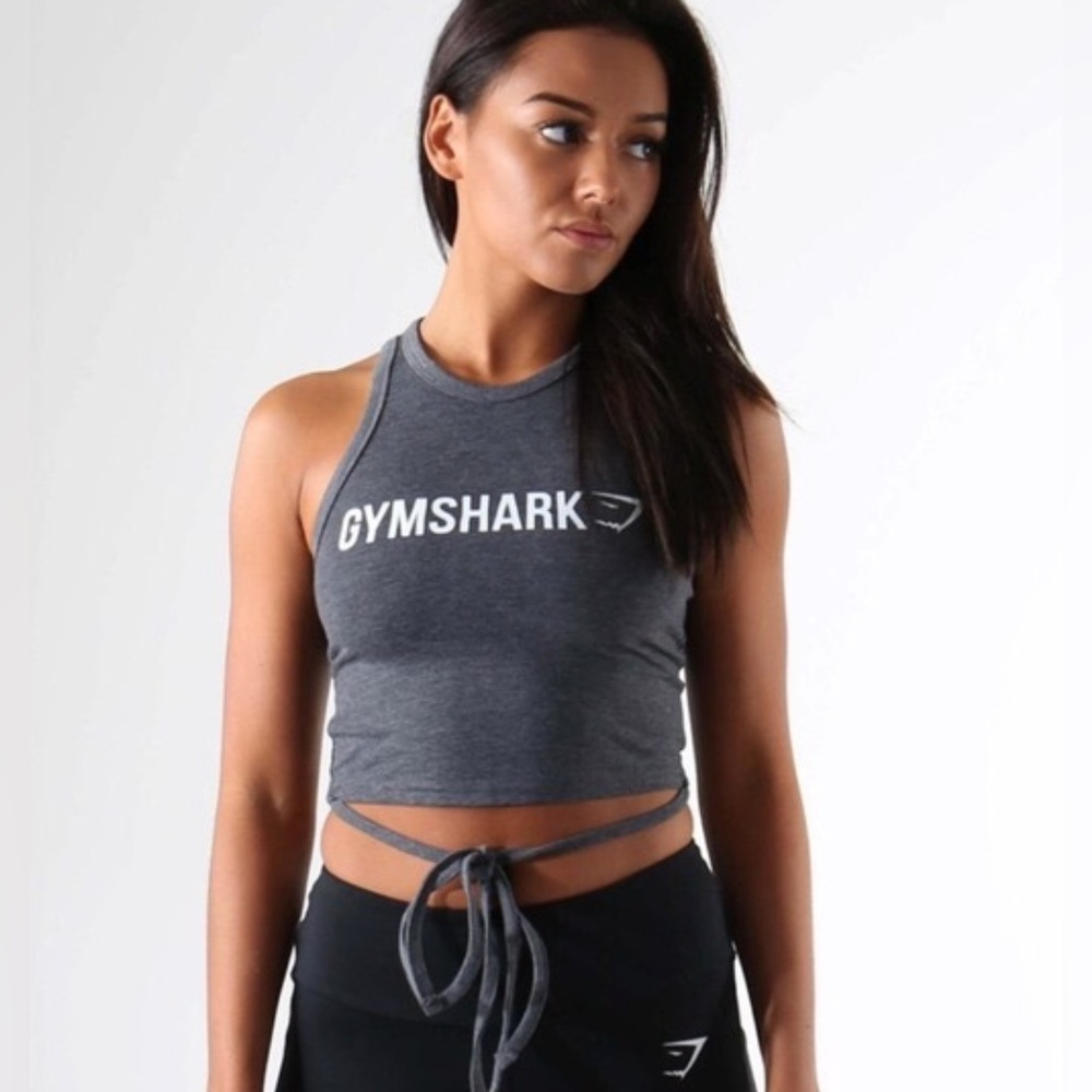 GYMSHARK Ribbon crop top
